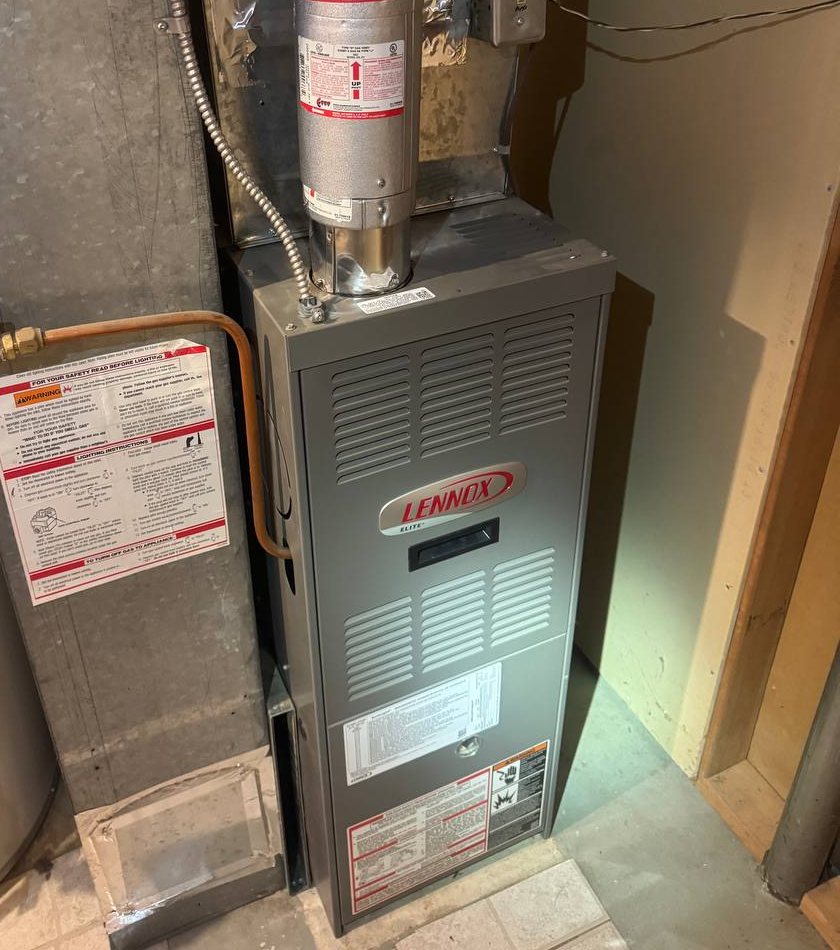 Lennox gas furnace on a residential service call